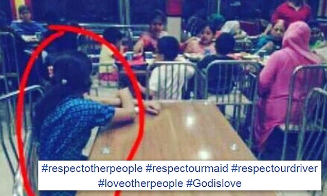 Pengguna Facebook Kecam ART Dipaksa Duduk Sendiri Tanpa Makanan Saksikan Majikan Bersantap
